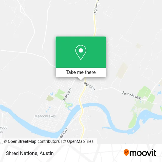Shred Nations map