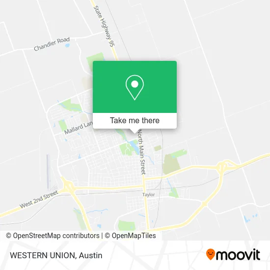 WESTERN UNION map
