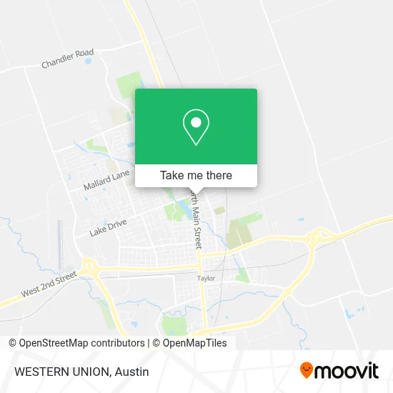 WESTERN UNION map