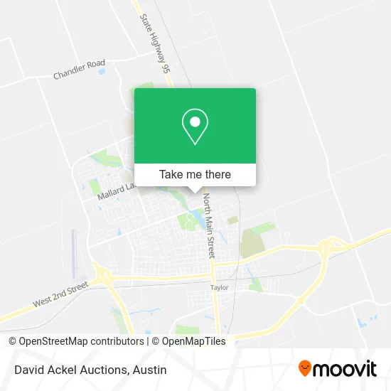 David Ackel Auctions map