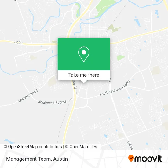 Management Team map