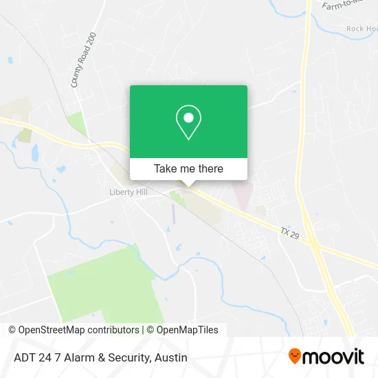 Mapa de ADT 24 7 Alarm & Security
