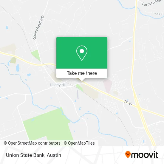 Union State Bank map