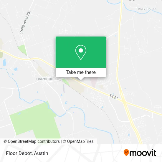 Floor Depot map