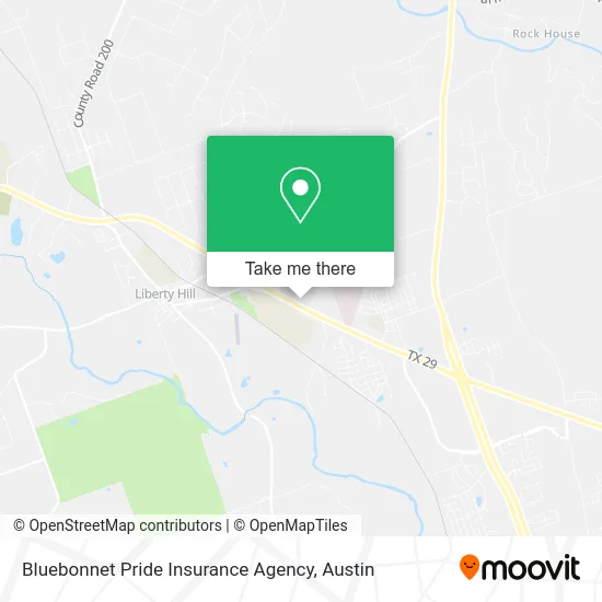Bluebonnet Pride Insurance Agency map