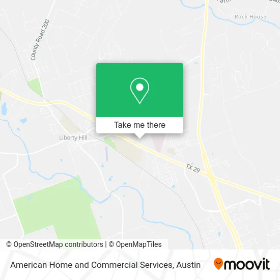 American Home and Commercial Services map
