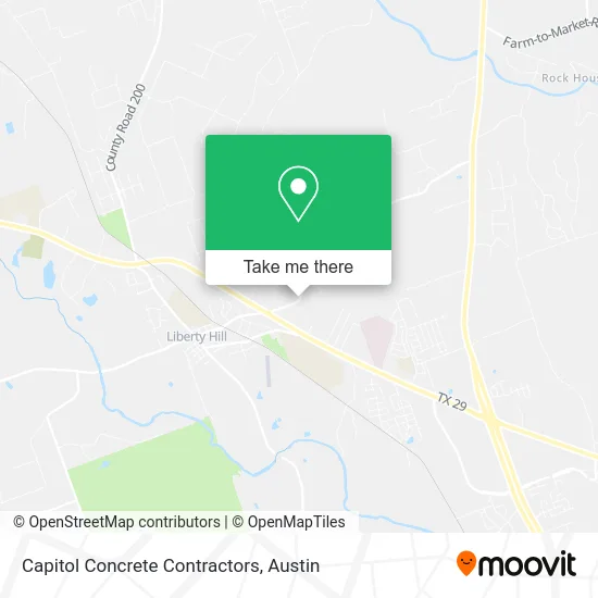 Capitol Concrete Contractors map