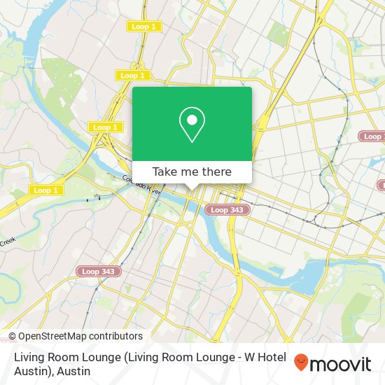 Living Room Lounge (Living Room Lounge - W Hotel Austin) map