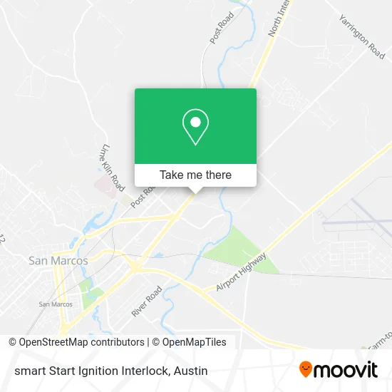 smart Start Ignition Interlock map