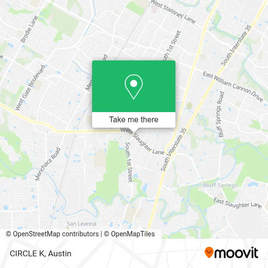 CIRCLE K map