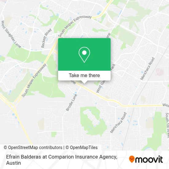 Efrain Balderas at Comparion Insurance Agency map