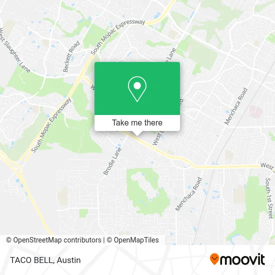 TACO BELL map