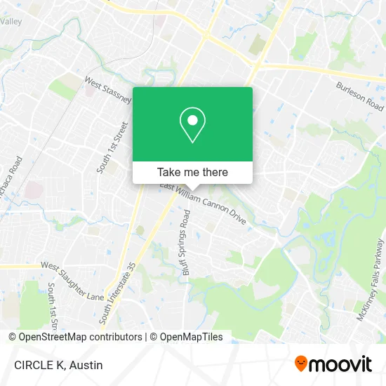 CIRCLE K map