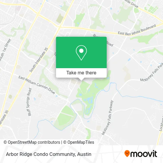 Arbor Ridge Condo Community map