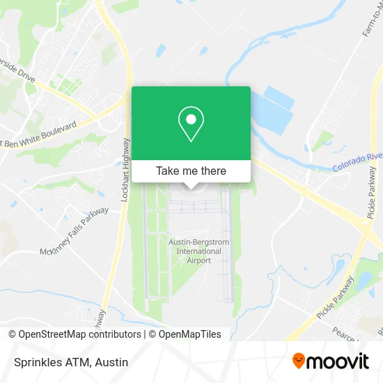 Sprinkles ATM map
