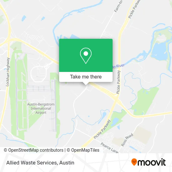 Allied Waste Services map