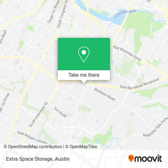 Extra Space Storage map