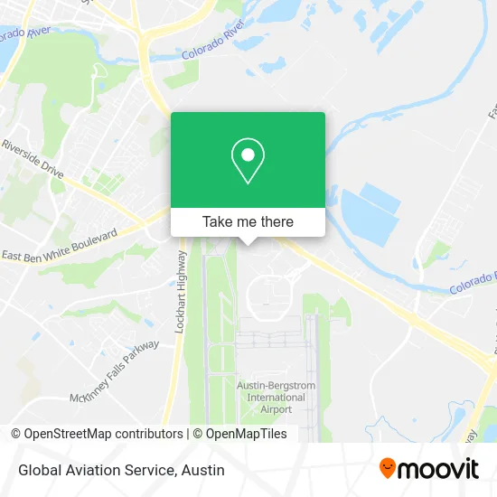 Global Aviation Service map