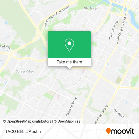 Mapa de TACO BELL