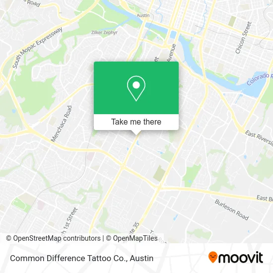 Common Difference Tattoo Co. map