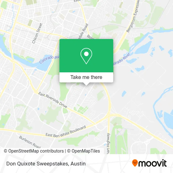 Don Quixote Sweepstakes map