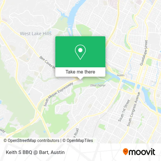 Mapa de Keith S BBQ @ Bart
