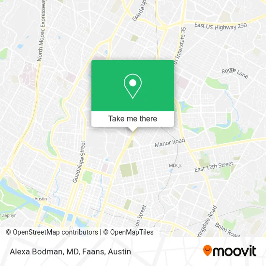 Mapa de Alexa Bodman, MD, Faans