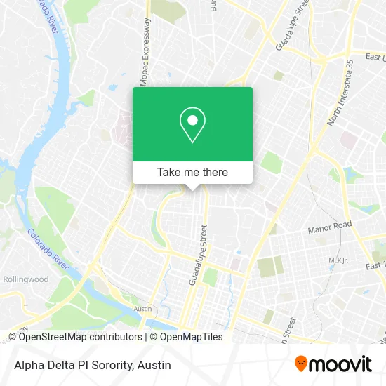 Alpha Delta PI Sorority map