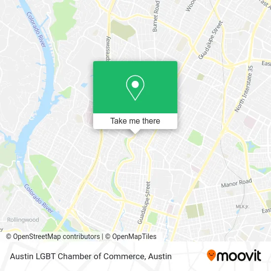 Austin LGBT Chamber of Commerce map