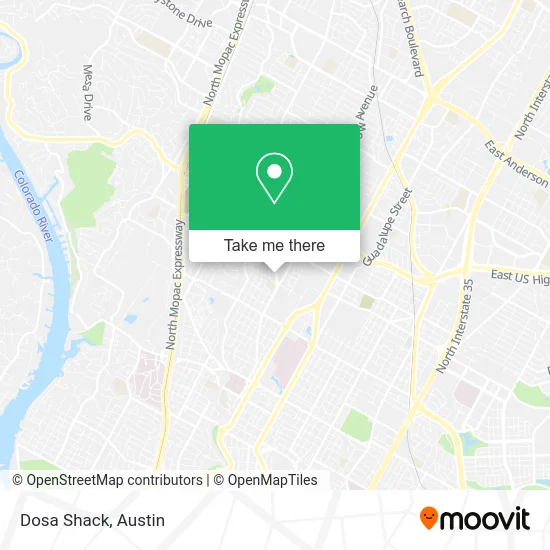 Dosa Shack map