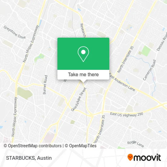 STARBUCKS map