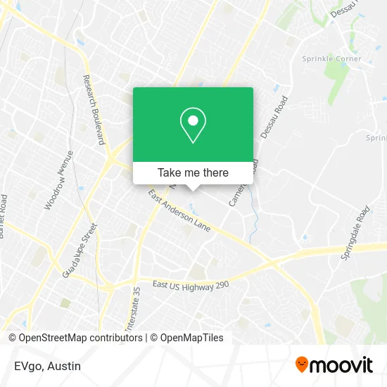 EVgo map