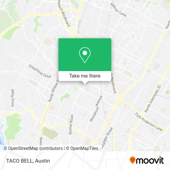 Mapa de TACO BELL