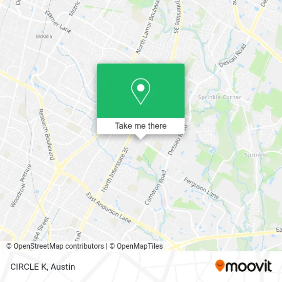 CIRCLE K map
