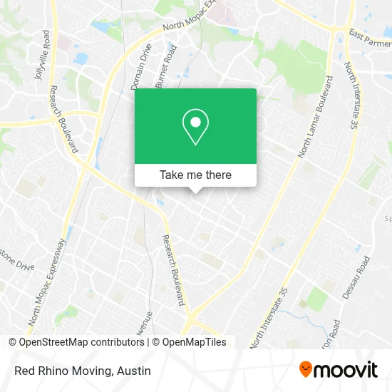Red Rhino Moving map