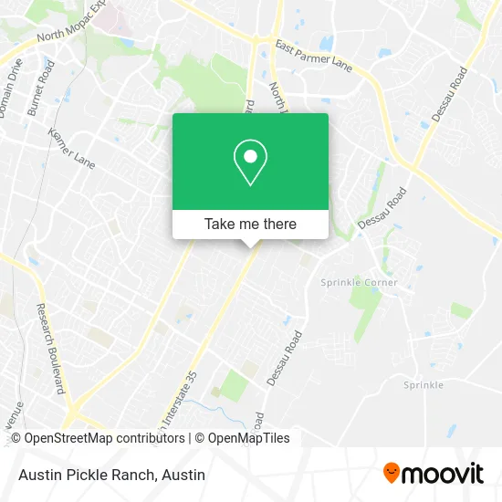 Austin Pickle Ranch map