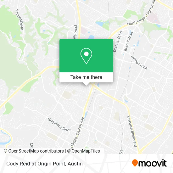 Cody Reid at Origin Point map