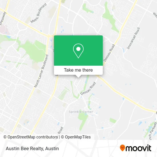 Austin Bee Realty map