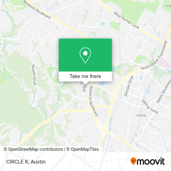 CIRCLE K map