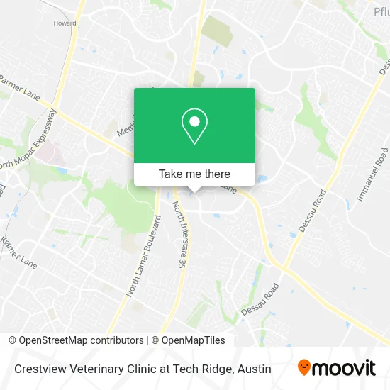 Mapa de Crestview Veterinary Clinic at Tech Ridge