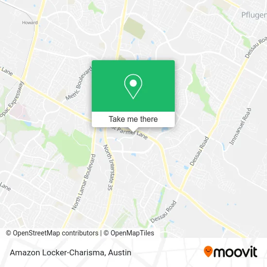 Mapa de Amazon Locker-Charisma