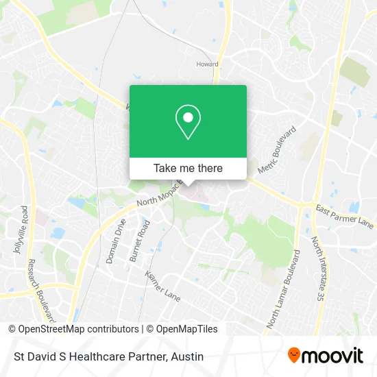 St David S Healthcare Partner map