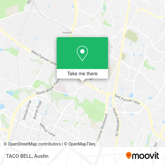 TACO BELL map