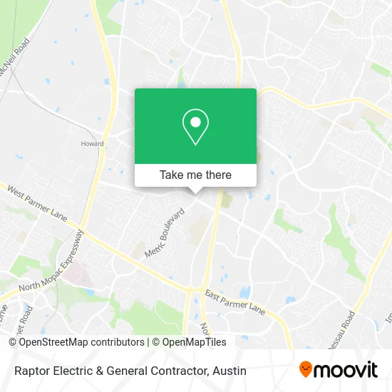 Raptor Electric & General Contractor map