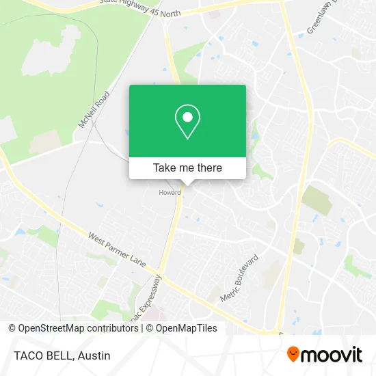 TACO BELL map