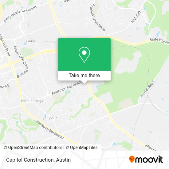 Capitol Construction map