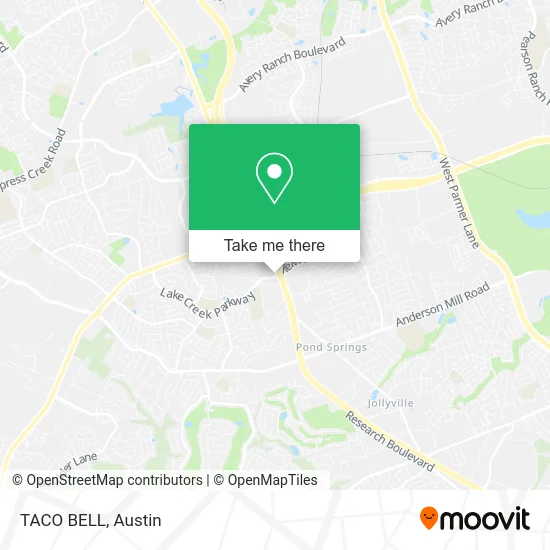 TACO BELL map