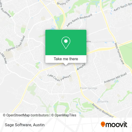 Mapa de Sage Software