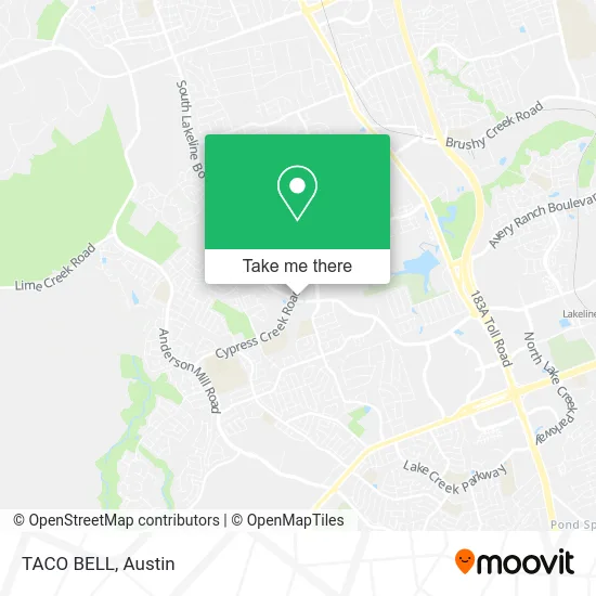 TACO BELL map