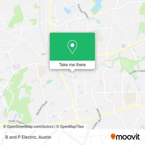 Mapa de B and P Electric